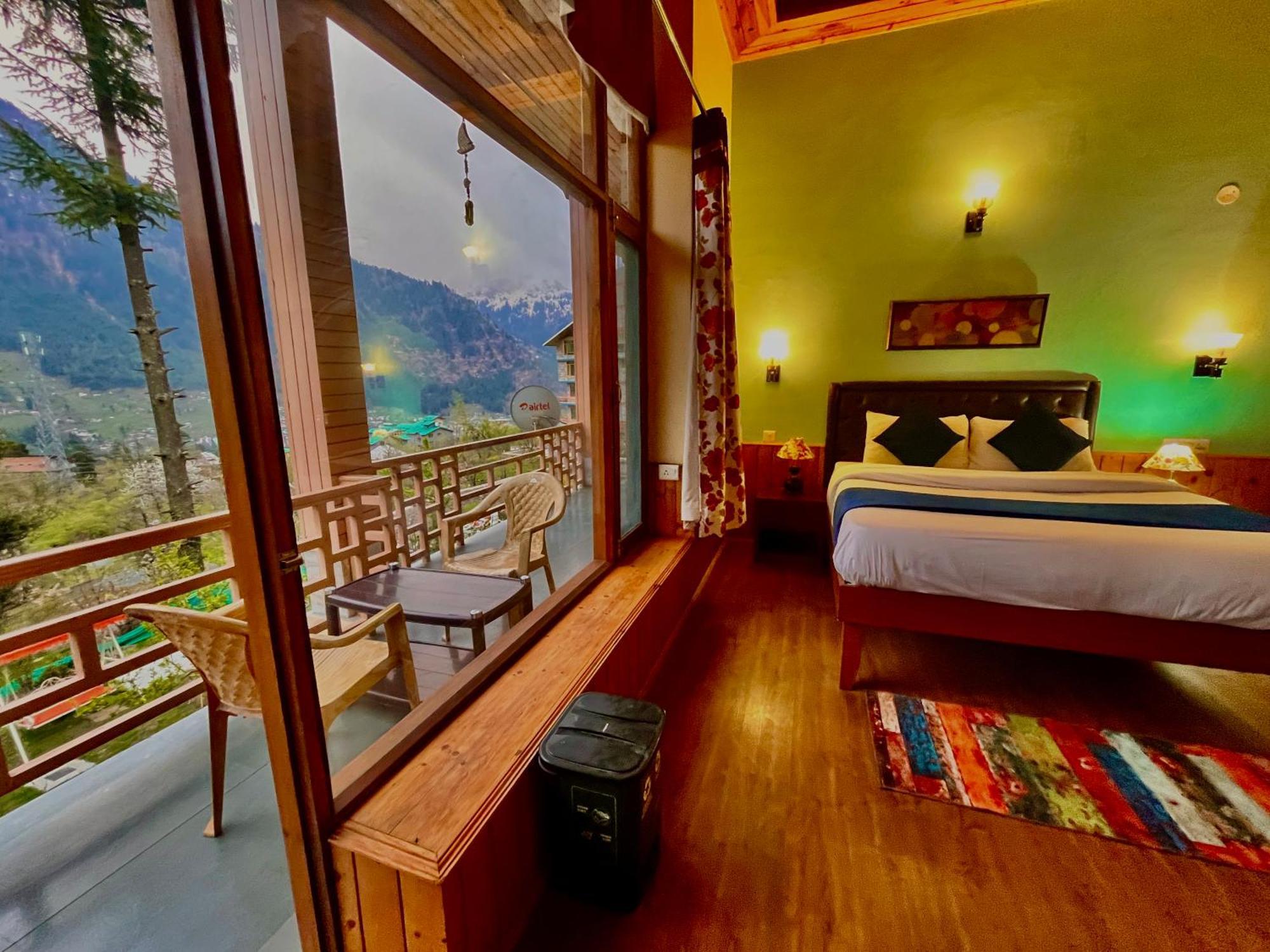 The Manu Emerald # Farmhouse # Top Selling Cottage In Manali # Peaceful Heritage Cozy Stay # Lawn With Bonfire # Most Awarded Exteriör bild