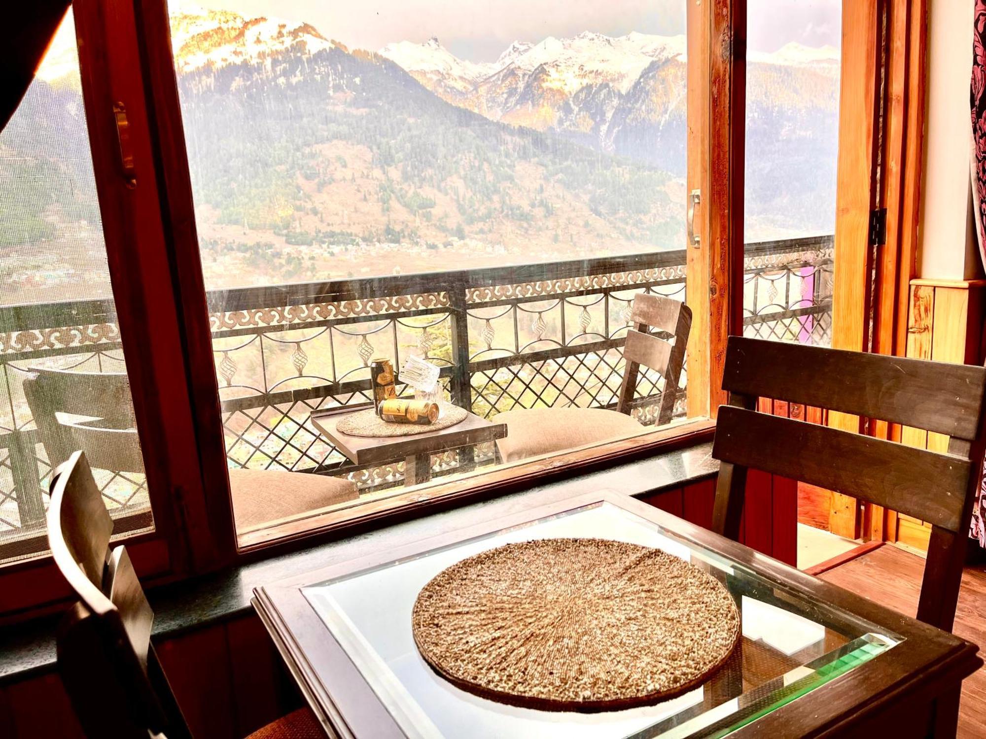 The Manu Emerald # Farmhouse # Top Selling Cottage In Manali # Peaceful Heritage Cozy Stay # Lawn With Bonfire # Most Awarded Exteriör bild