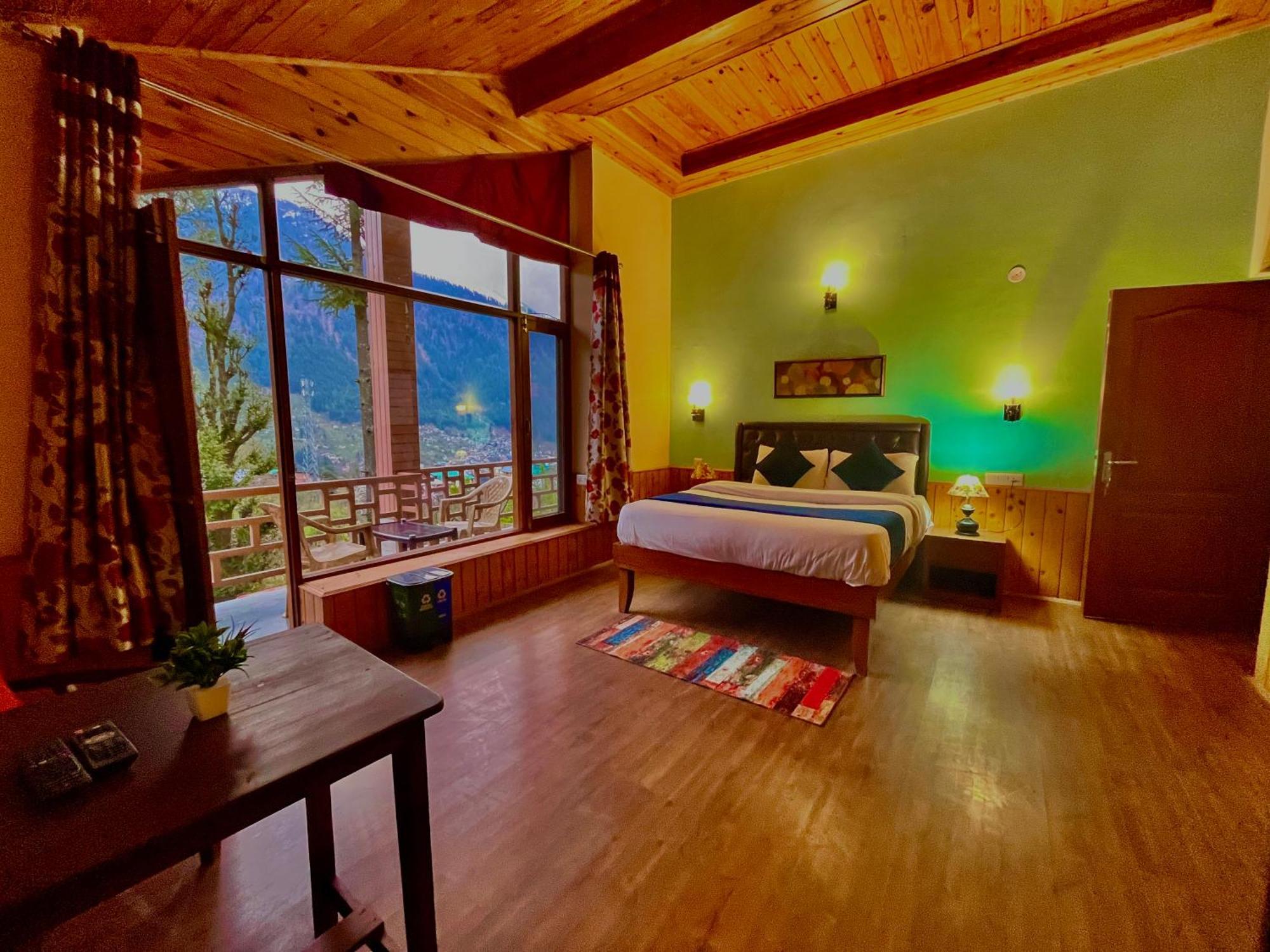 The Manu Emerald # Farmhouse # Top Selling Cottage In Manali # Peaceful Heritage Cozy Stay # Lawn With Bonfire # Most Awarded Exteriör bild