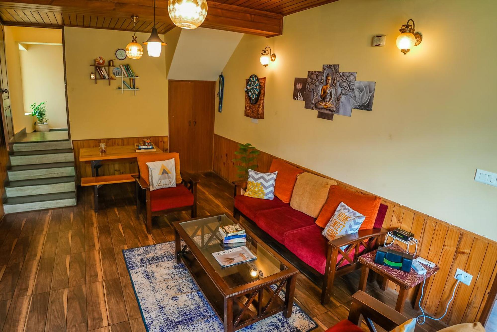 The Manu Emerald # Farmhouse # Top Selling Cottage In Manali # Peaceful Heritage Cozy Stay # Lawn With Bonfire # Most Awarded Exteriör bild
